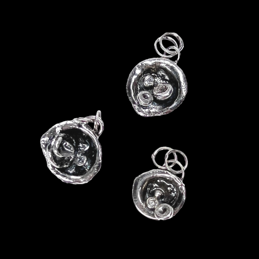 Water Cast Cubic Zirconia & Sterling Silver Necklace