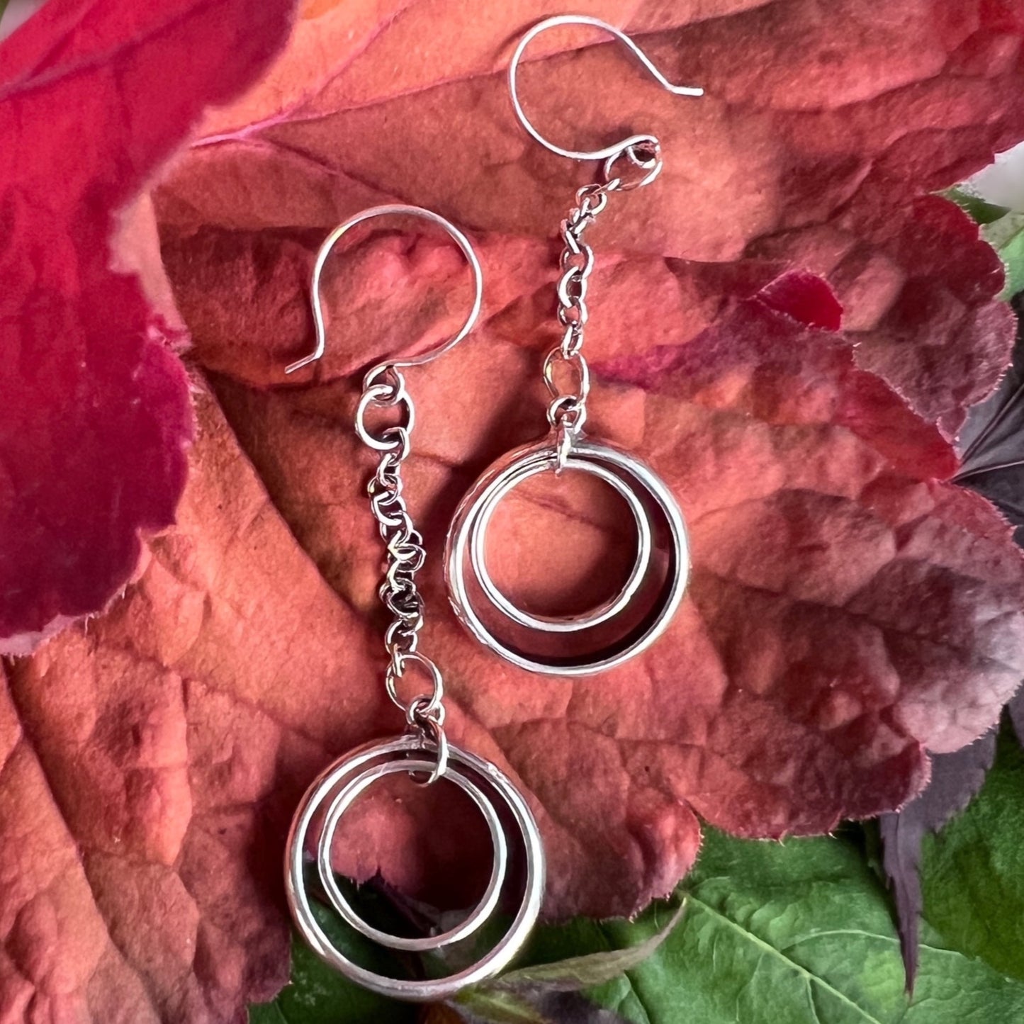 Doubles Sterling Silver Earrings