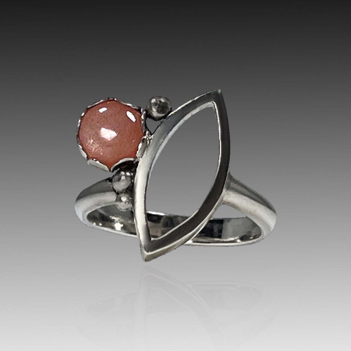 "Dawn" - Sunstone Sterling Silver Ring