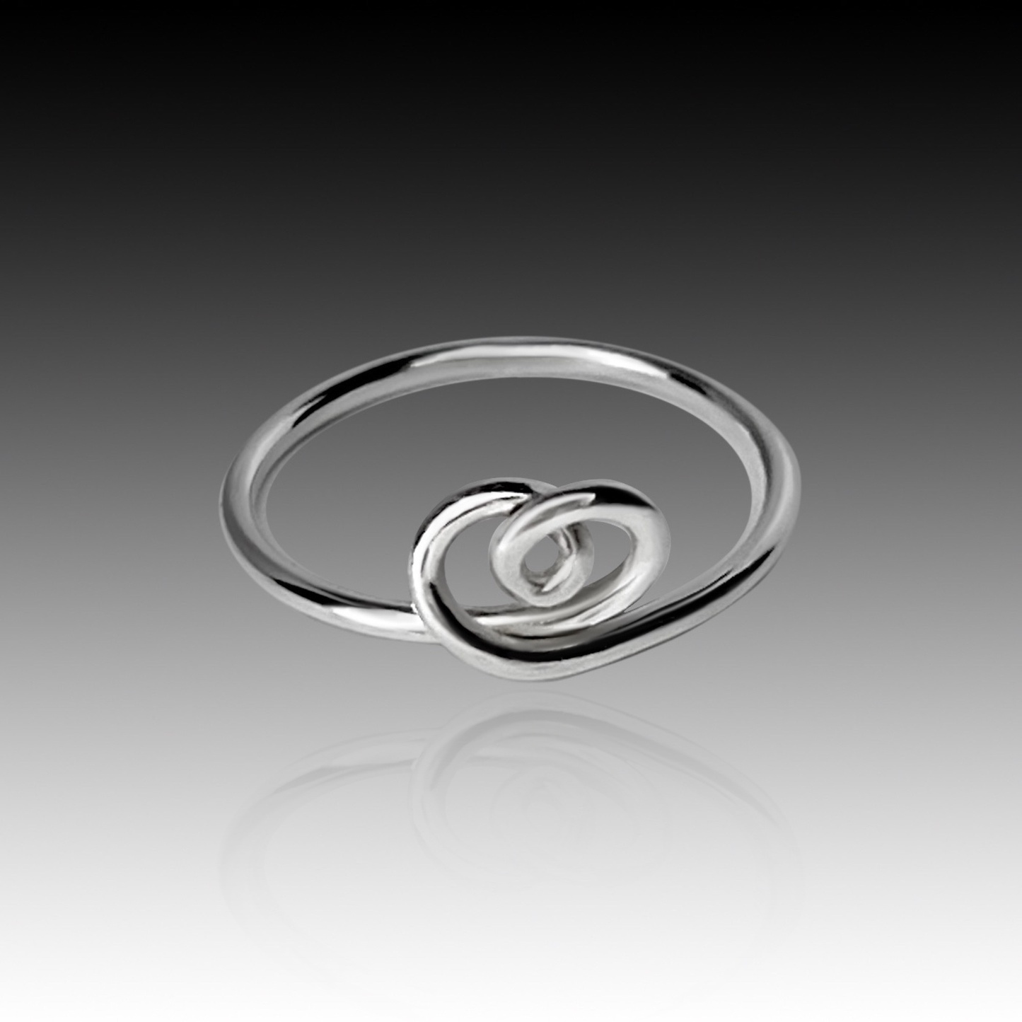 "Loopy Love" Sterling Silver Ring