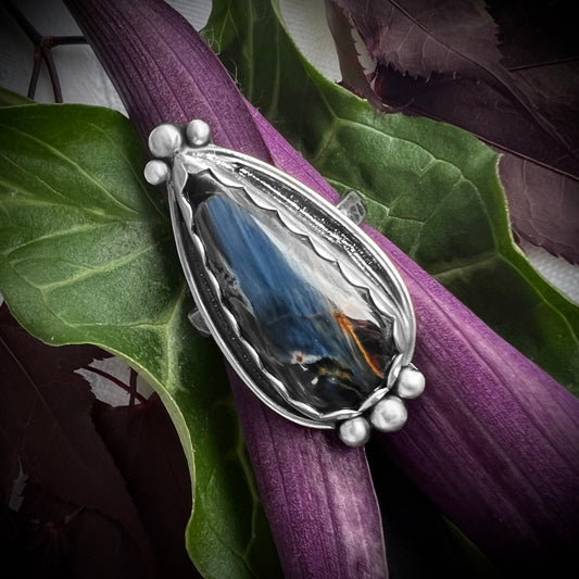 "Lane" Pietersite and Sterling Silver Ring