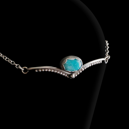 Amazonite Sterling Silver Bracelet