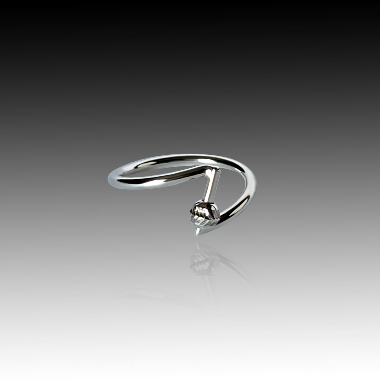 "Gidget the Fidget" Spinning Sterling Silver Ring