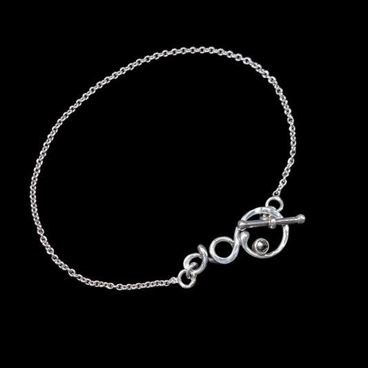 Hematite Sterling Silver Bracelet