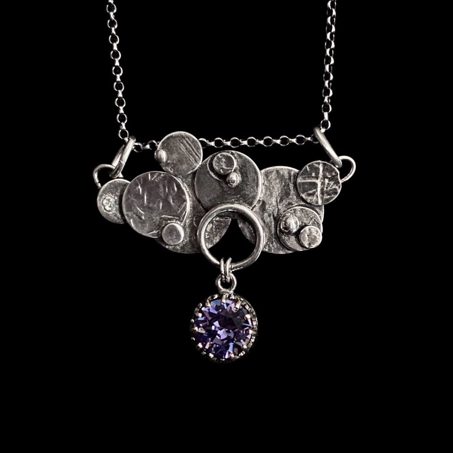 Catrice - Swarovski Crystal & Sterling Silver Necklace