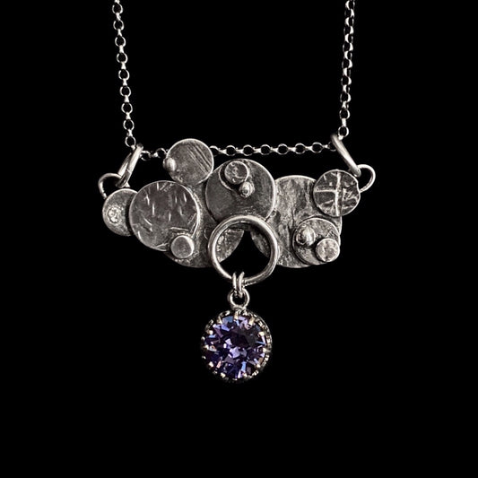 Catrice - Swarovski Crystal & Sterling Silver Necklace