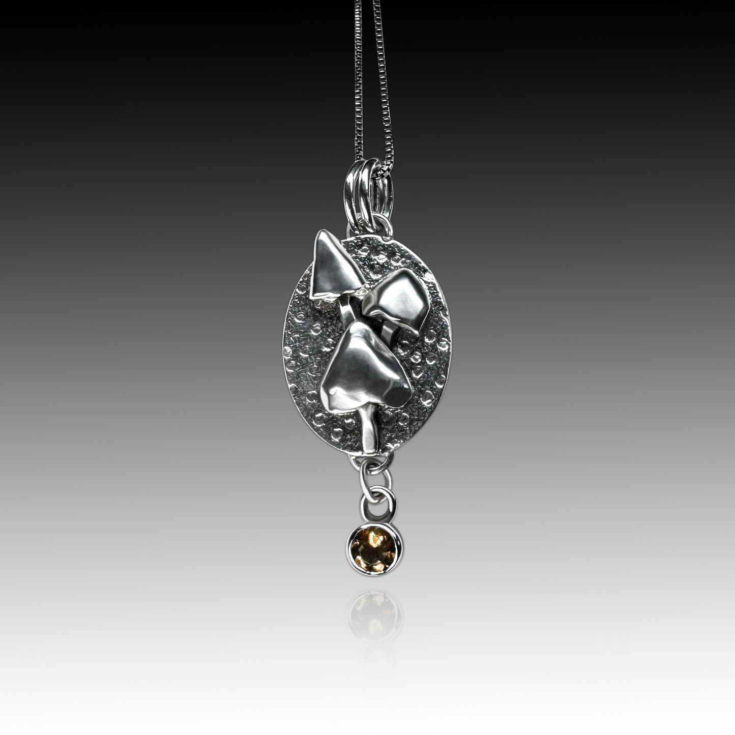"Rohan" Smoky Topaz & Sterling Silver Necklace