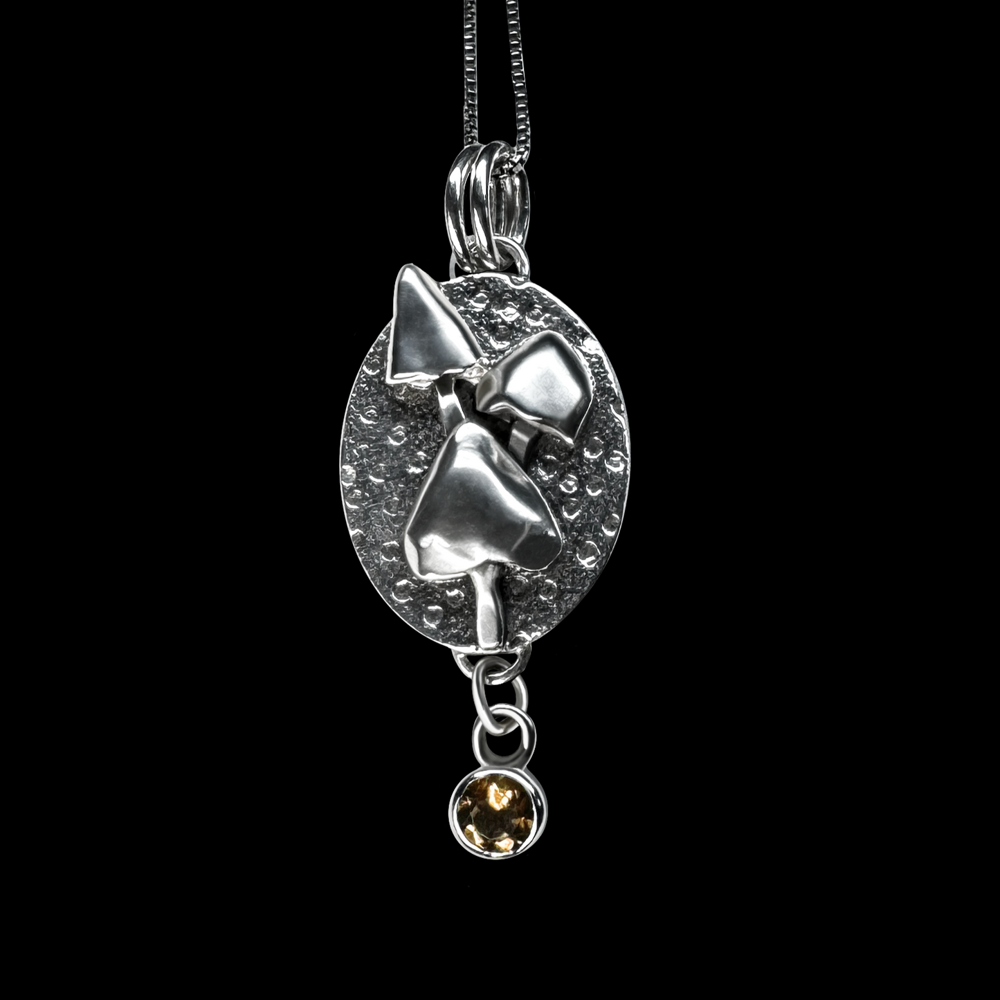 "Rohan" Smoky Topaz & Sterling Silver Necklace