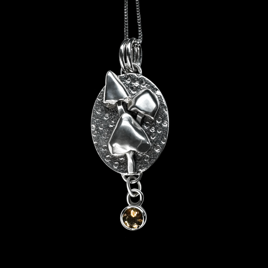 "Rohan" Smoky Topaz & Sterling Silver Necklace