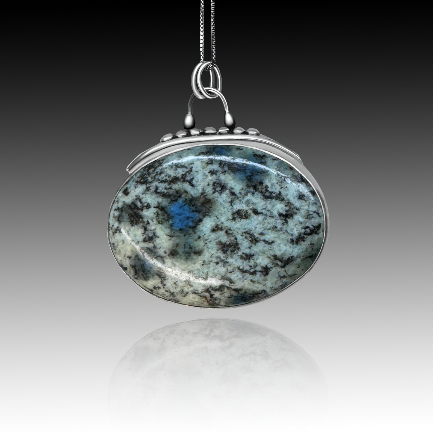"Pongo" K2 & Sterling Silver Necklace