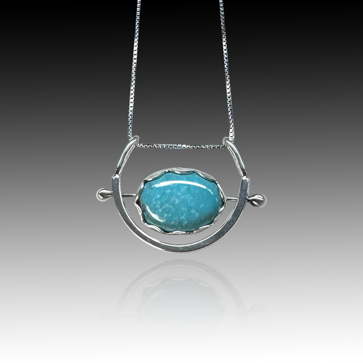 "Tai" Amazonite & Sterling Silver Necklace