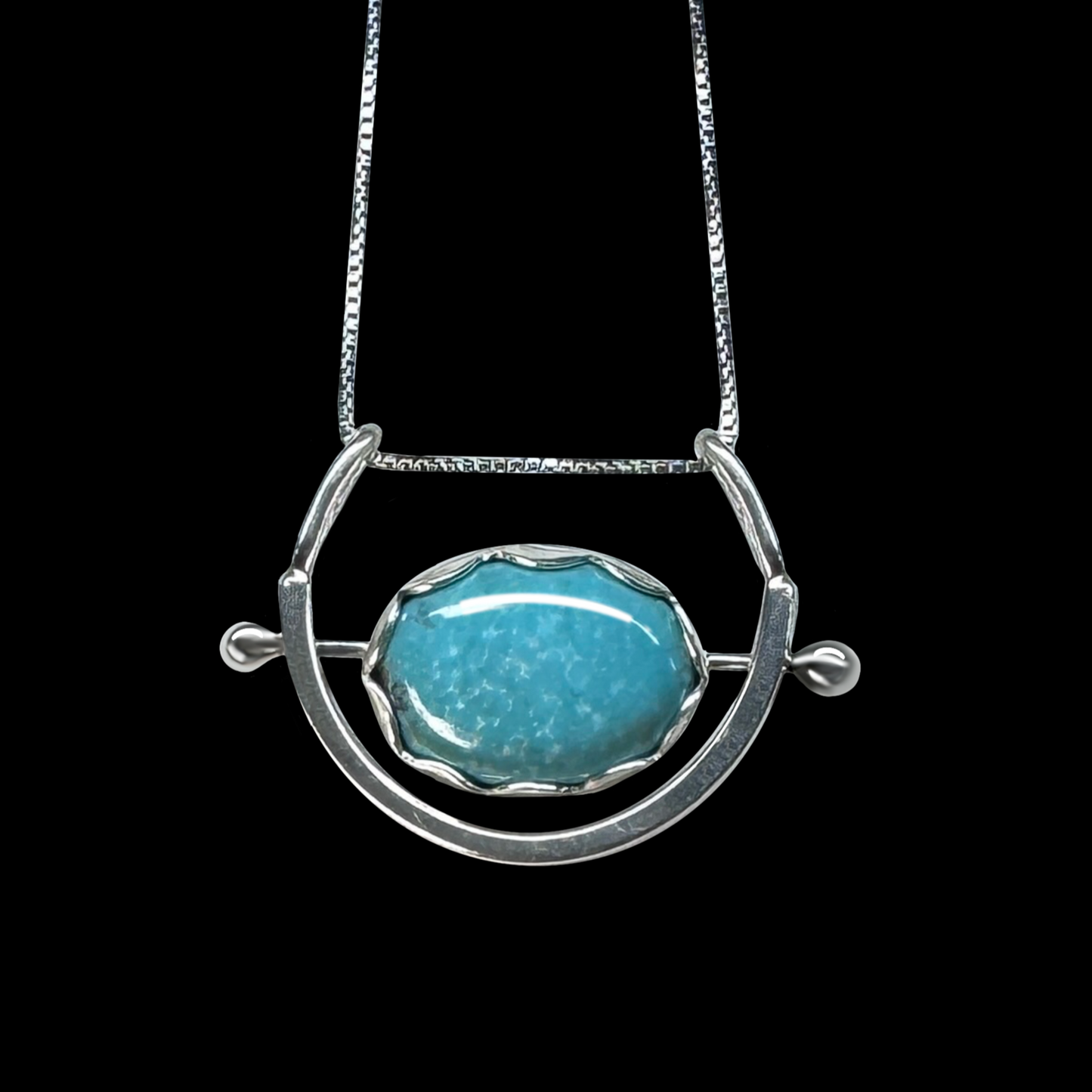 "Tai" Amazonite & Sterling Silver Necklace