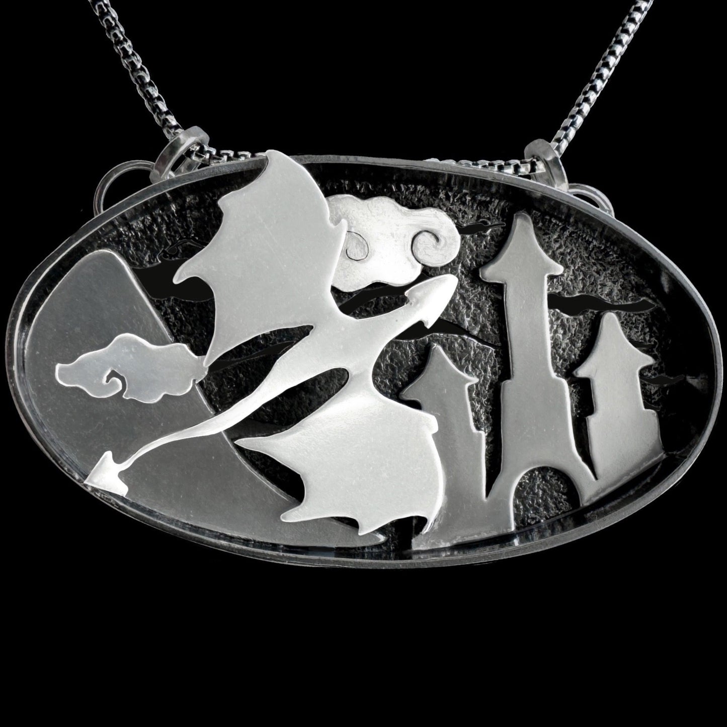 Kimball - Dragon Castle Sterling Silver Necklace