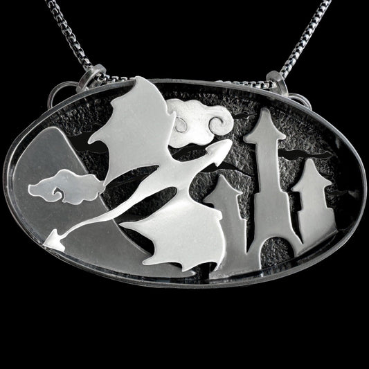 Kimball - Dragon Castle Sterling Silver Necklace