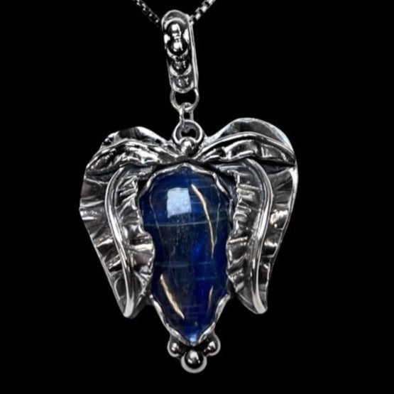 "Cora" Kyanite & Sterling Silver Necklace