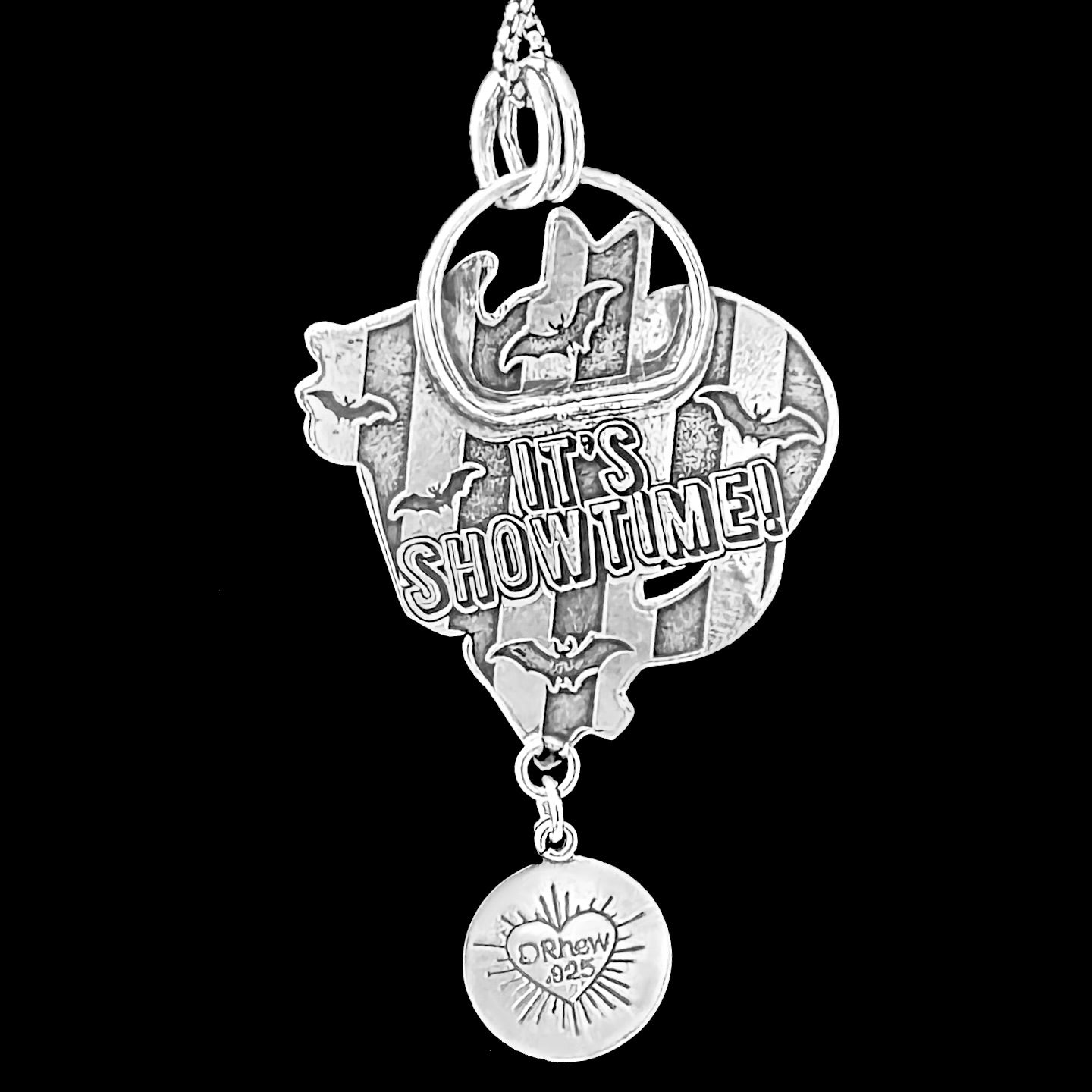 "Deetz" Sterling Silver Necklace Inspired by Beetlejuice