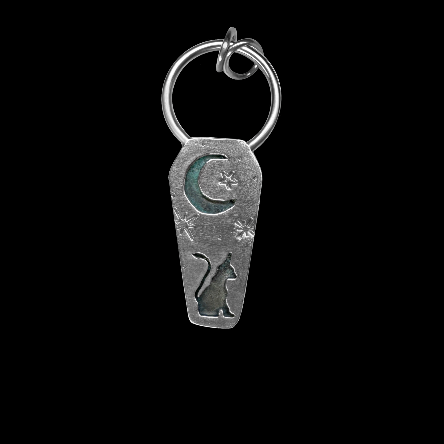 "Shanoa" Bloodstone & Sterling Silver Necklace