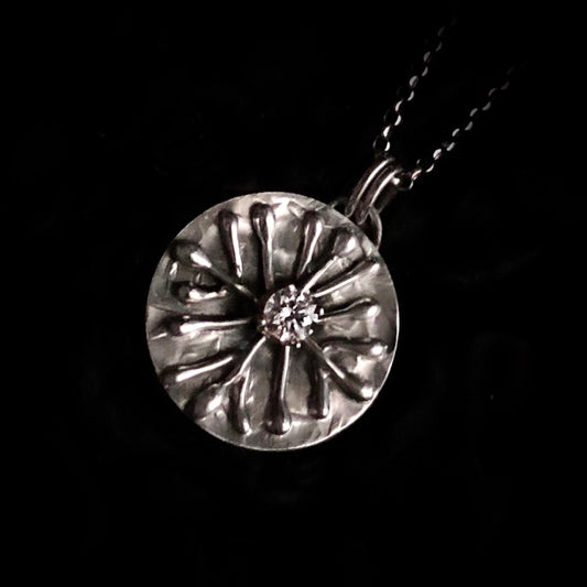 Sparkling - Cubic Zirconia & Sterling Silver Snowflake Necklace