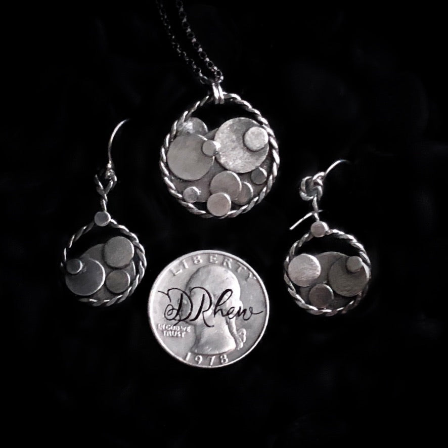 Fergie - Sterling Silver Necklace & Earring Set