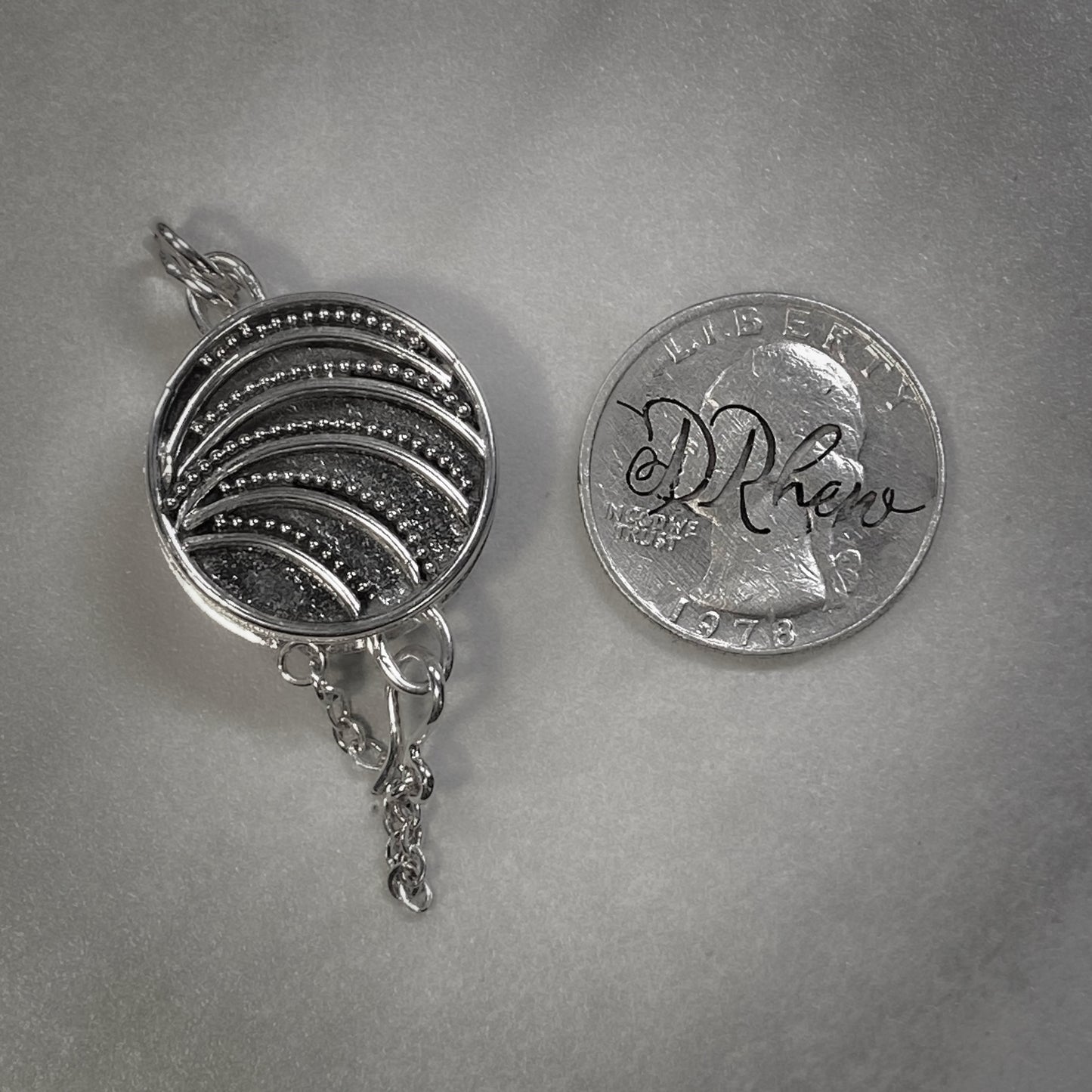 "Calypso" Sterling Silver Locket Necklace
