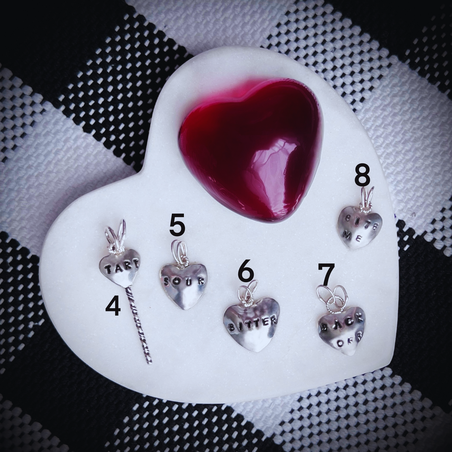 Conversation Heart Necklace