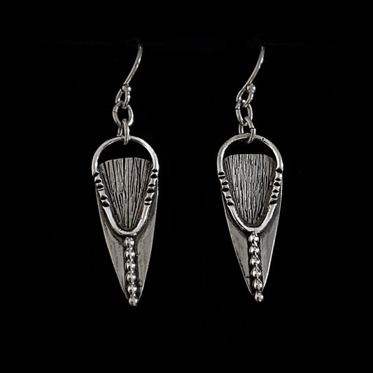 Handmade Reclaimed Sterling Silver Earrings