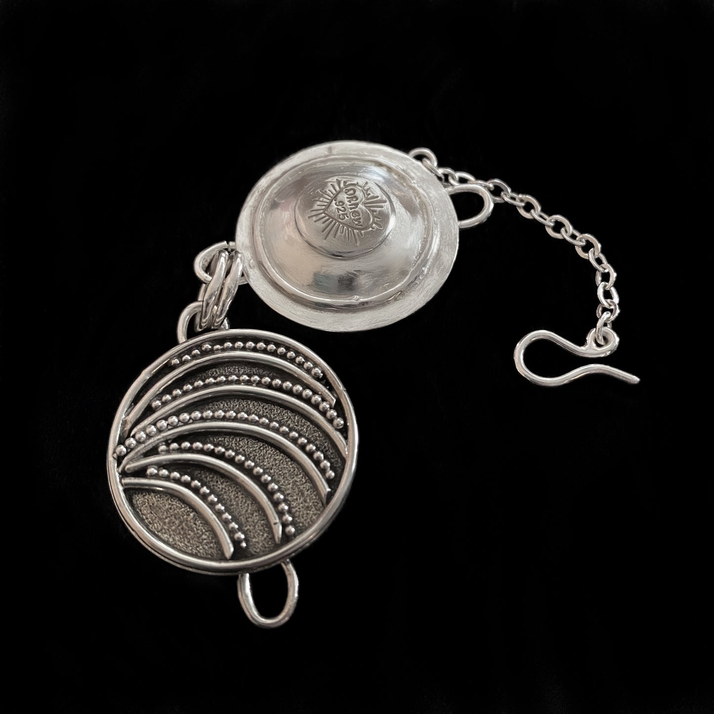 "Calypso" Sterling Silver Locket Necklace