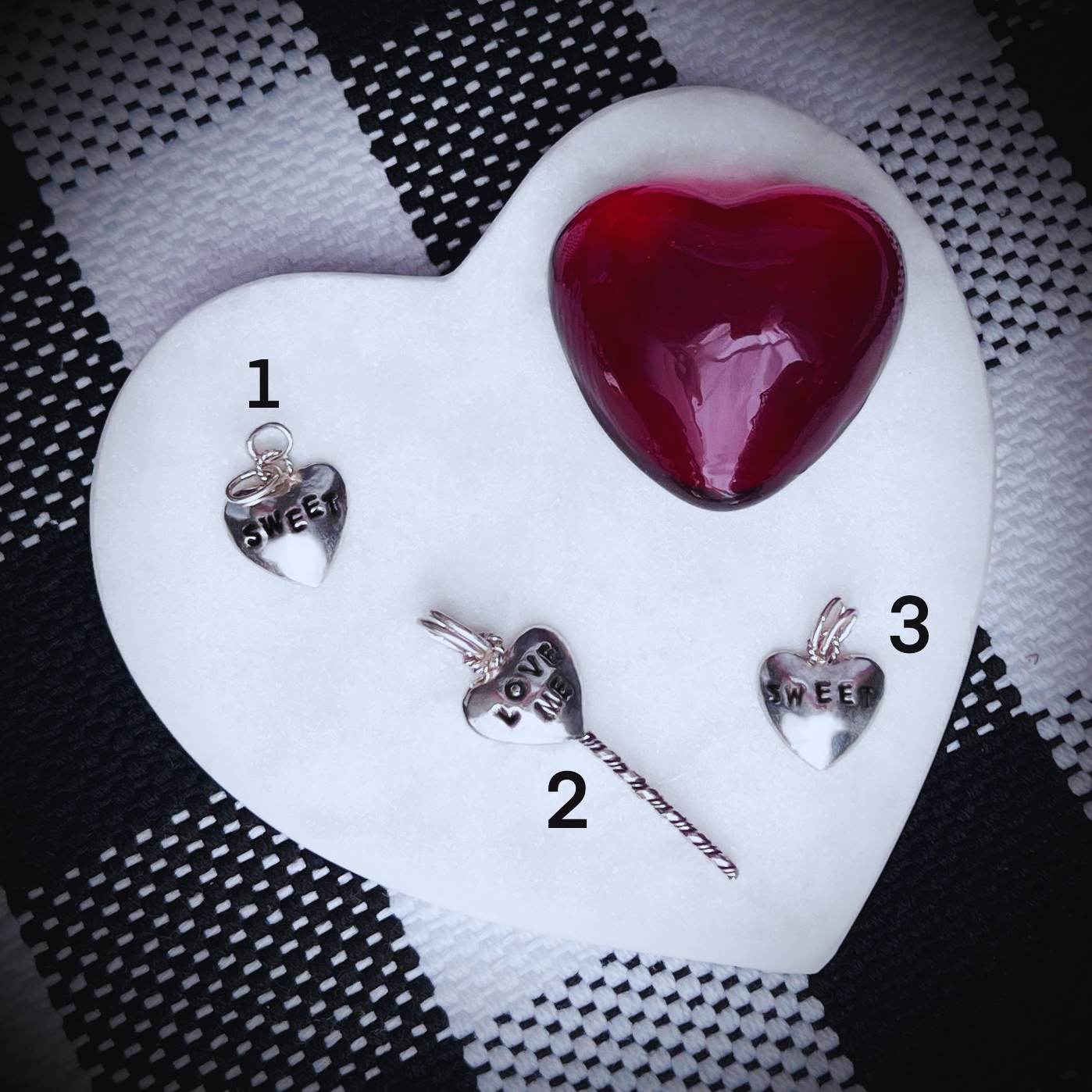 Conversation Heart Necklace