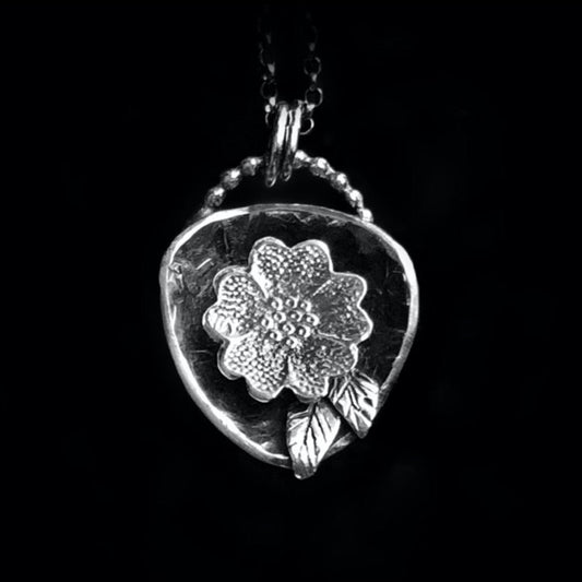 Thrive - Dimensional Sterling Silver Necklace