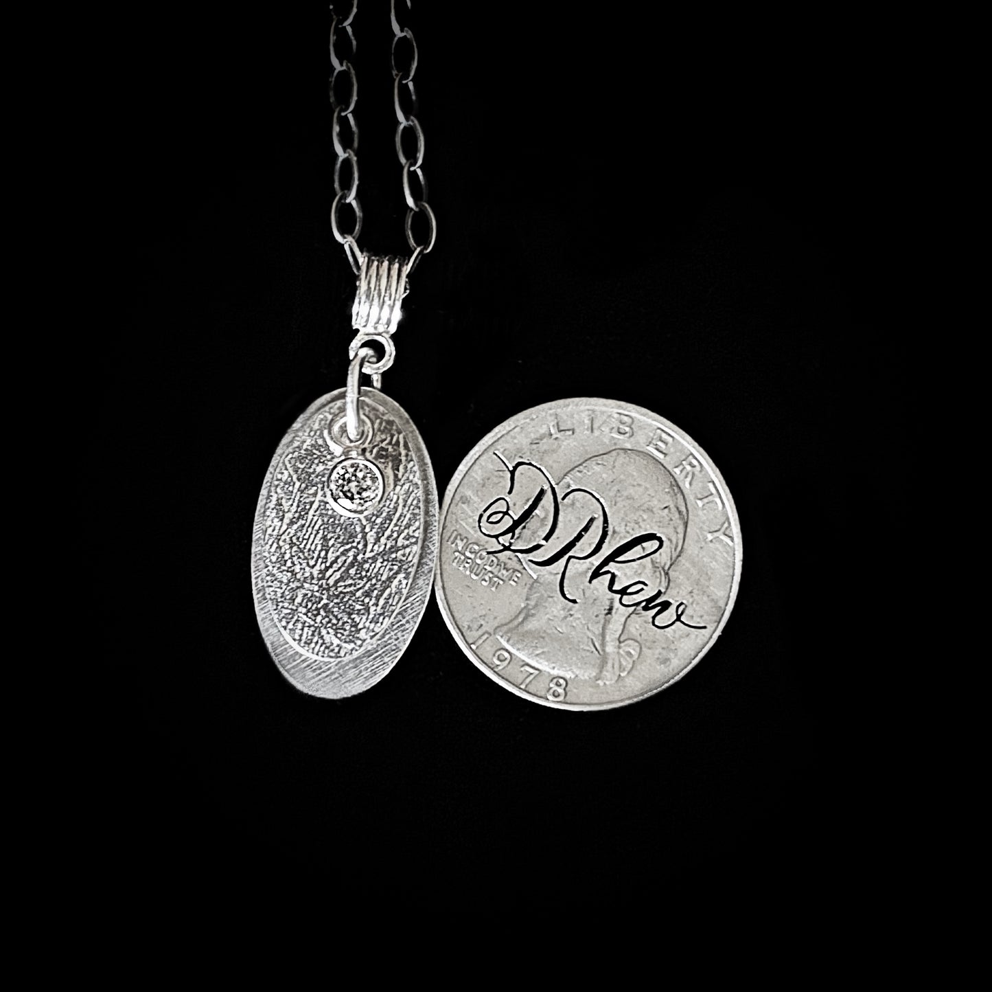 Yumi - Sterling Silver & Cubic Zirconia Necklace