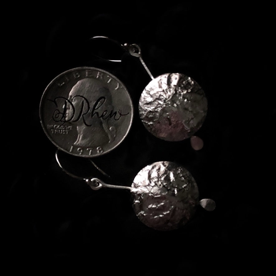 Handmade Reclaimed Sterling Silver Earrings
