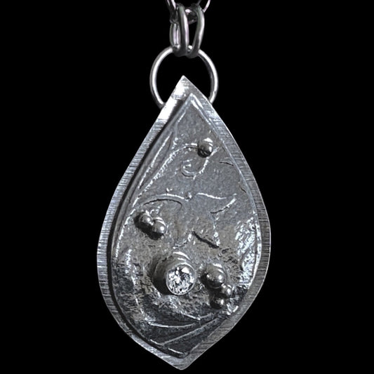 Tatum - Sterling Silver & Cubic Zirconia Necklace