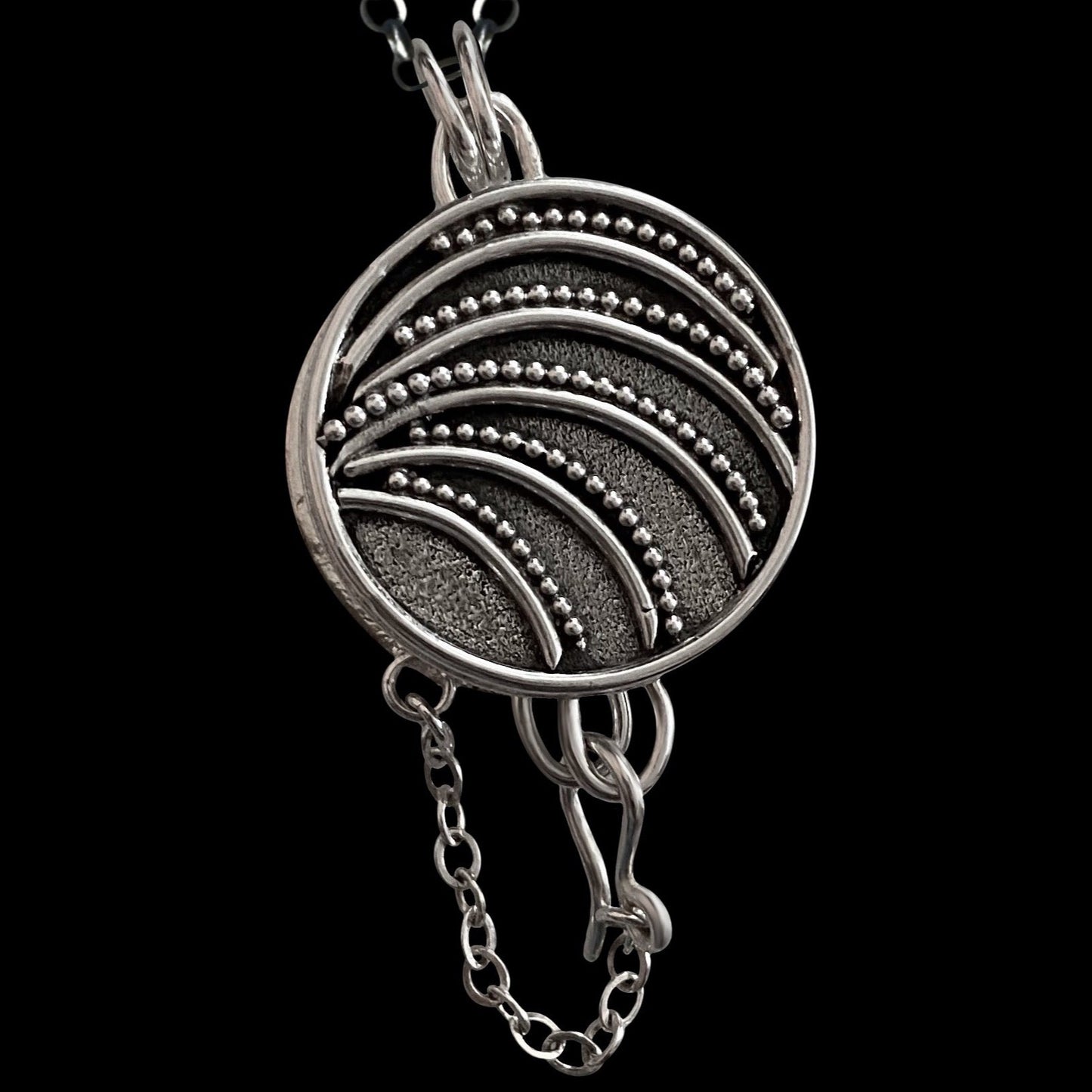 "Calypso" Sterling Silver Locket Necklace