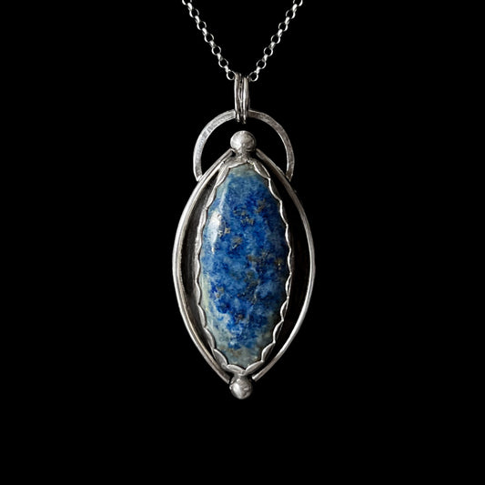 Lapis Lazuli Sterling Silver Necklace