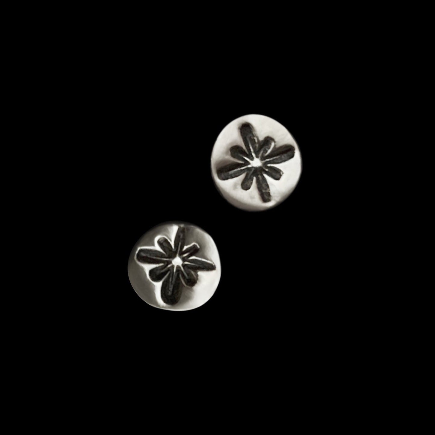 Sterling Silver Star Earrings