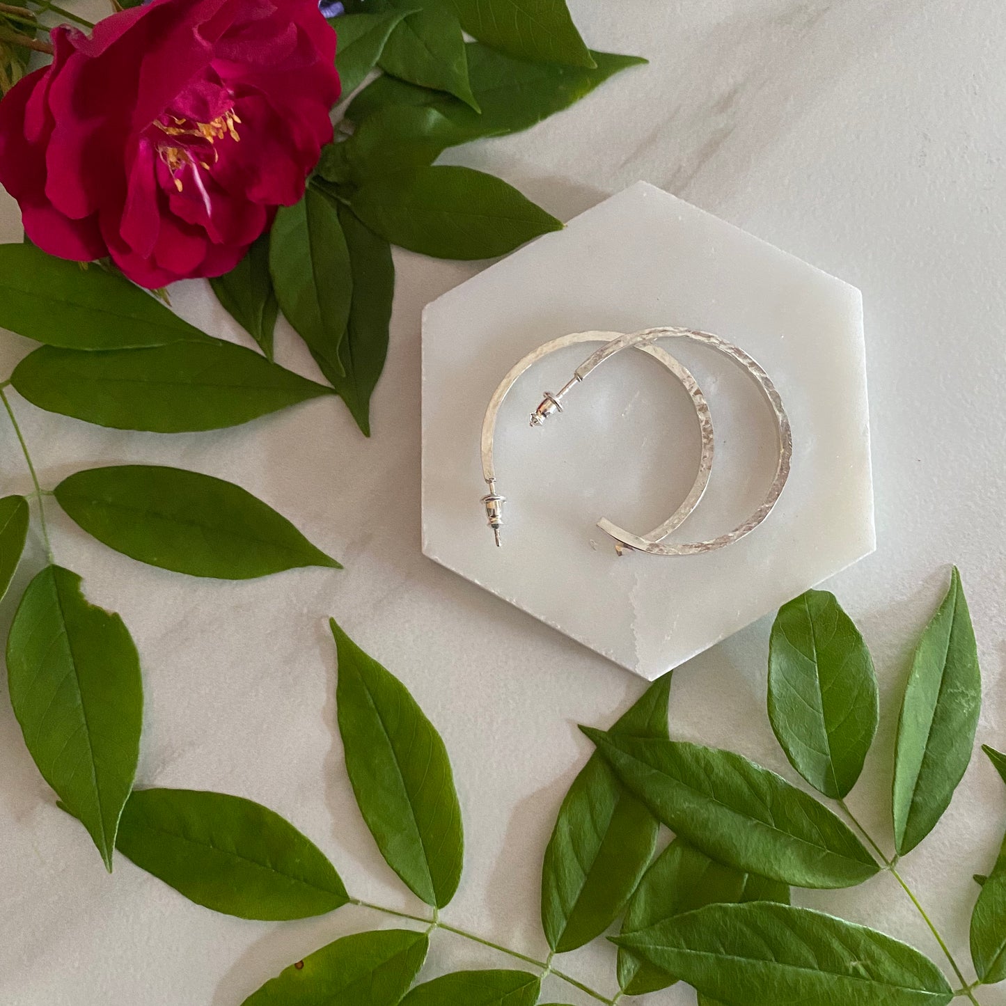 Sterling Silver Hoop Earrings