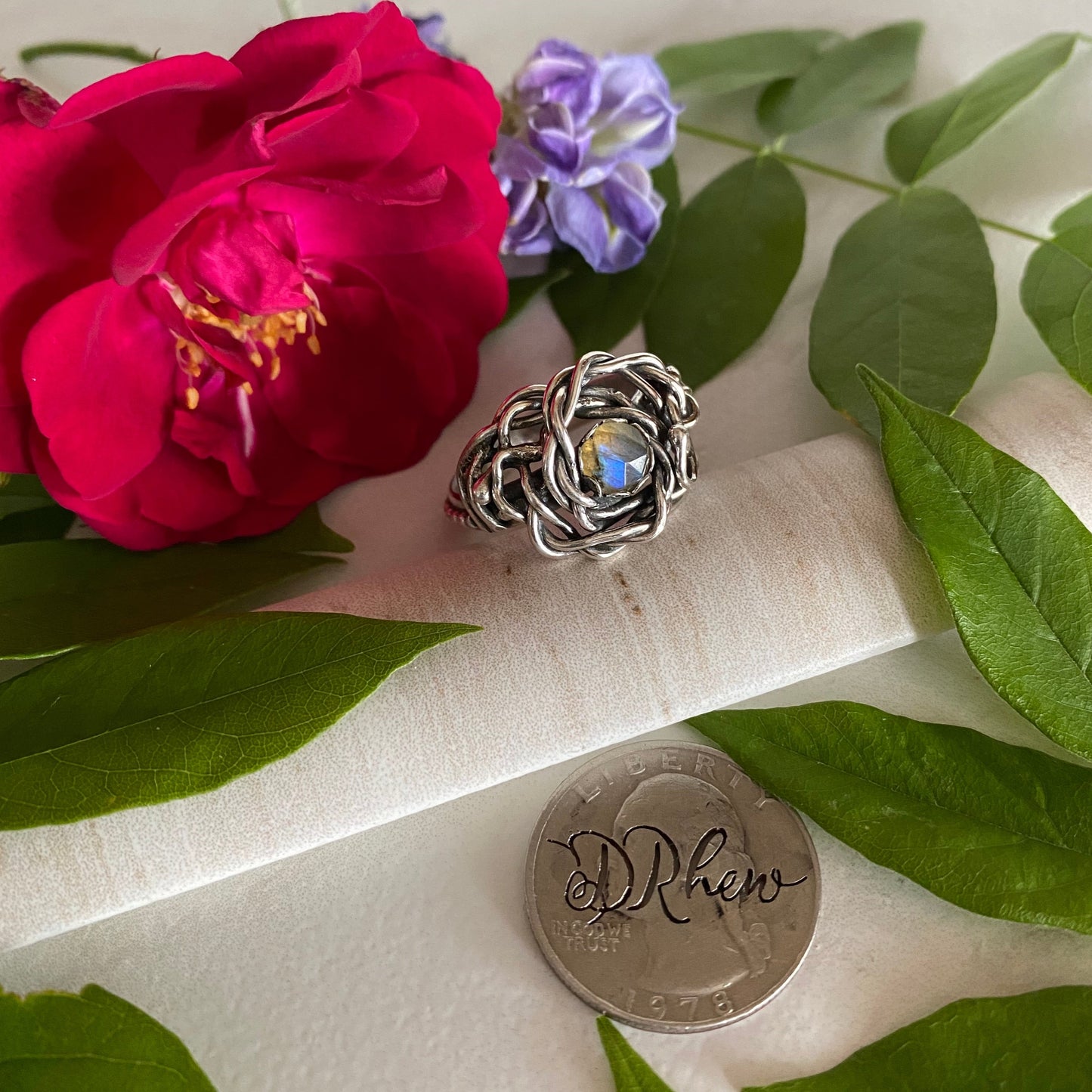 Dale - Labradorite and Sterling Silver Ring