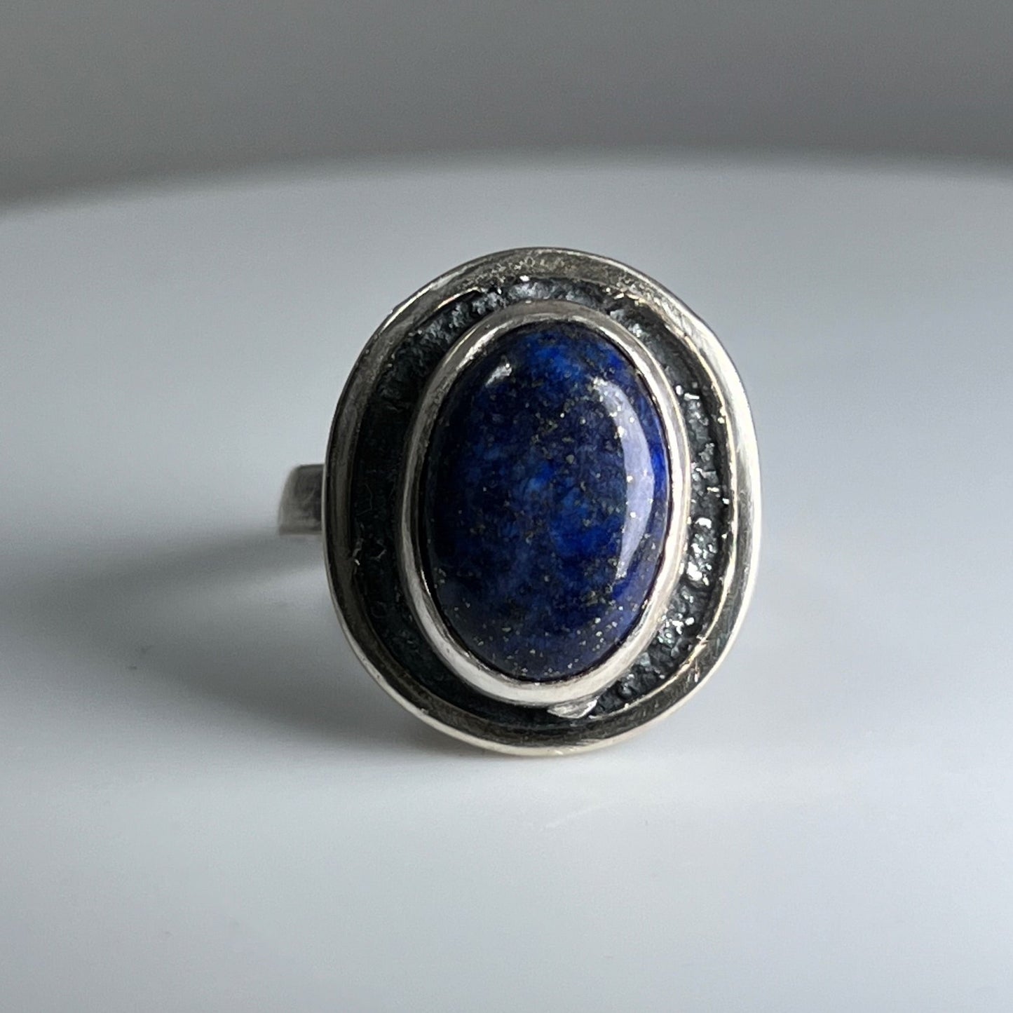 "Kol" Lapis Lazuli & Sterling Silver Ring
