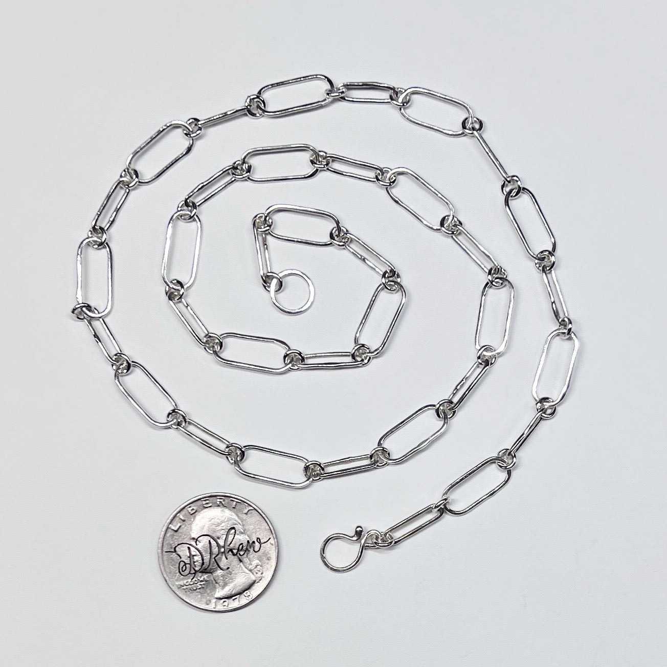 Sterling Silver Paperclip Chain