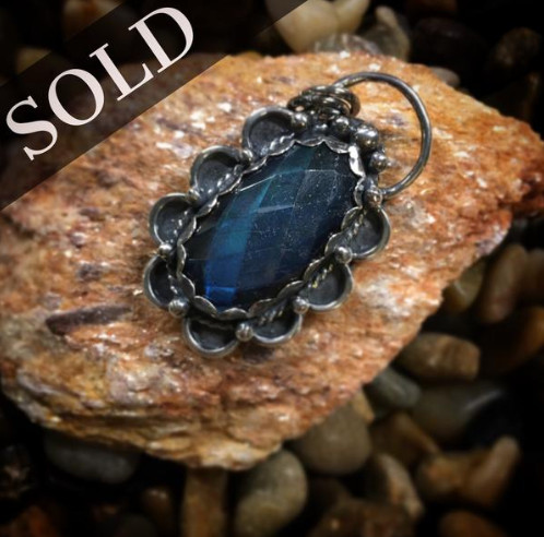 Meena - Seraphinite & Sterling Silver Necklace