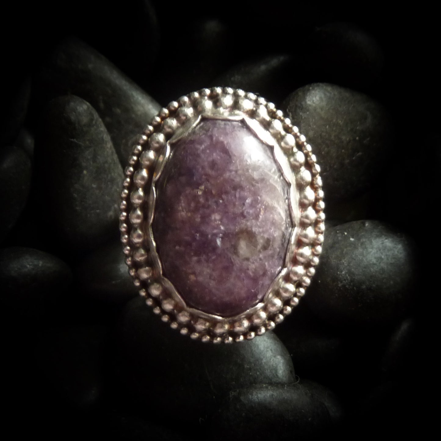 Turino - Charoite & Sterling Silver Ring