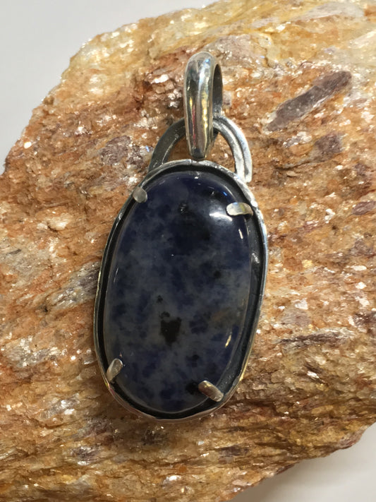 Sloane - Sodalite & Sterling Silver Necklace