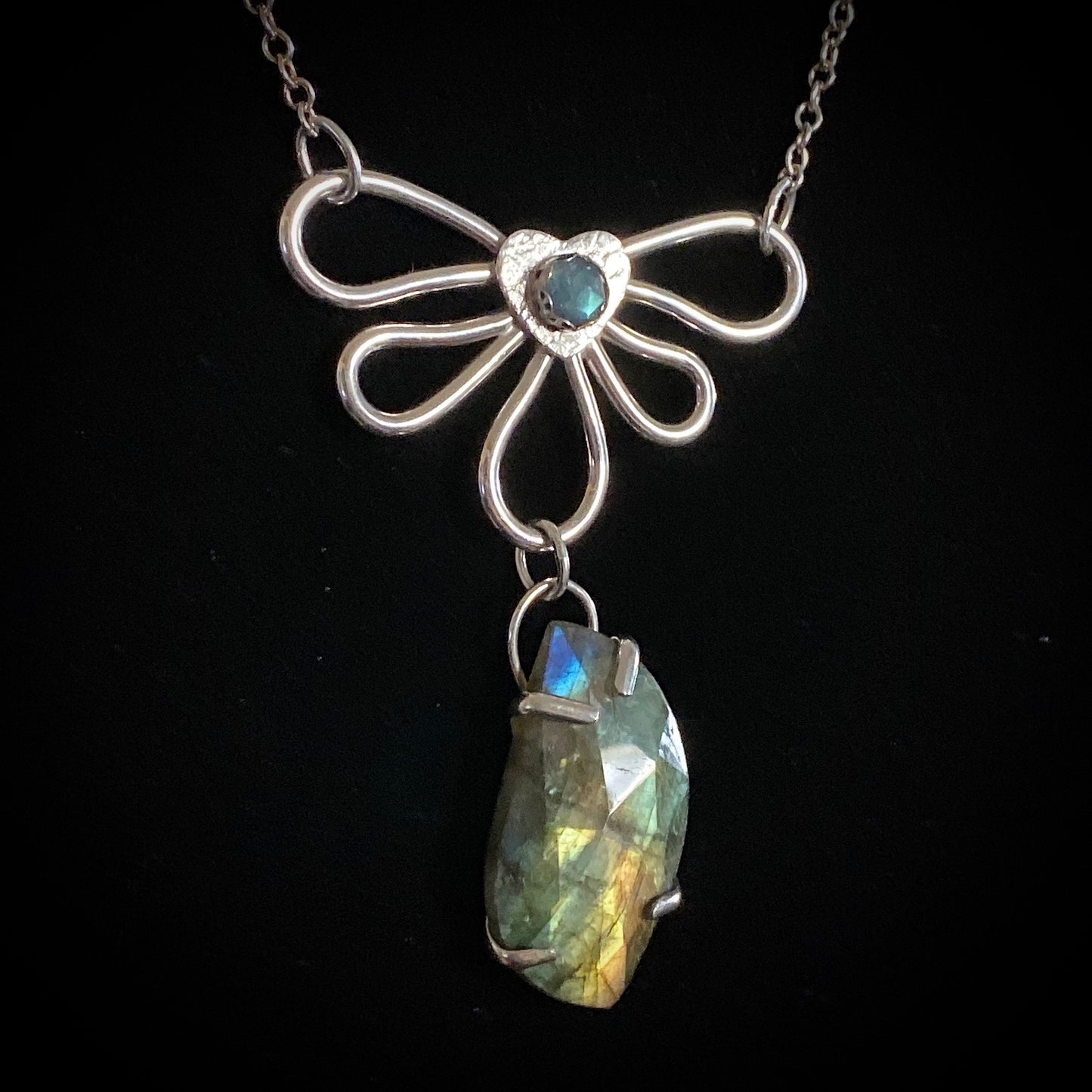 Credence - Labradorite & Sterling Silver Necklace