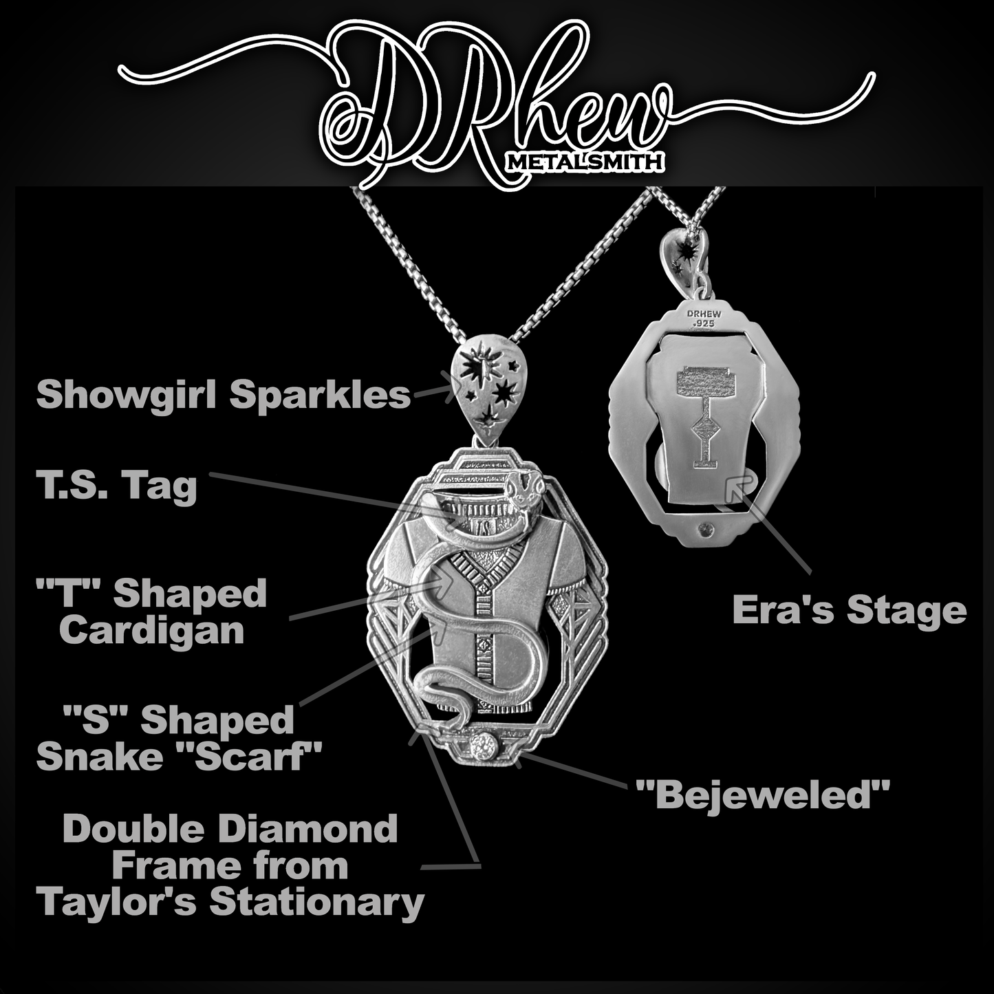 "Taylor" Sterling Silver Necklace