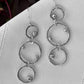Cubic Zirconia and Sterling Silver Earrings