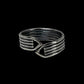"Terza" Sterling Silver Ring