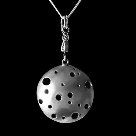 Hole-y Rotating Sterling Silver Necklace