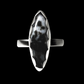 Perdita - Handmade Snowflake Obsidian and Sterling Silver Ring