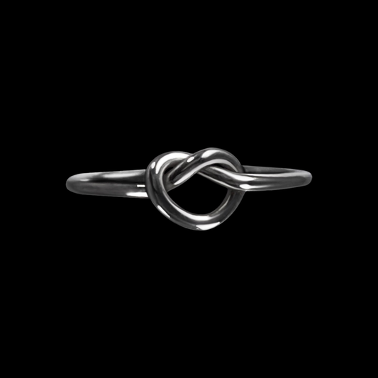 "Love Knot" Handmade Sterling Ring
