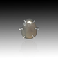 "Dierdre" Grey Chalcedony and Sterling Silver Ring